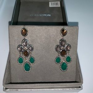 David Yurman Chandelier Green Onyx Earring